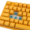 Ducky One 3 teclado Gaming amarelo, RGB-LED - MX-Blau (US)