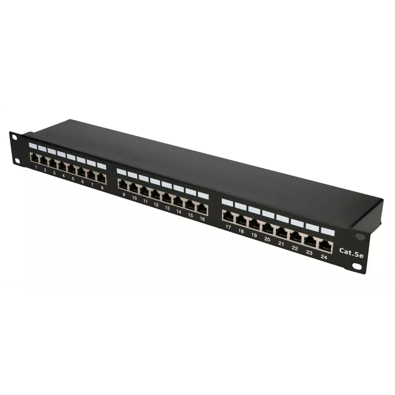 Patch panel Extralink CAT5E STP V2 24 portas