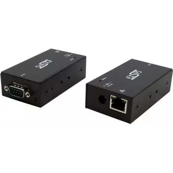Servidor de dispositivos série Exsys EX-6111-2 Ethernet para 1×RS-232 com fonte de alimentação externa 5V 4A