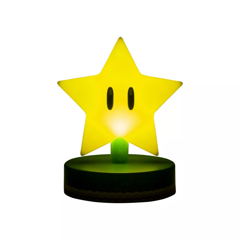 Candeeiro de mesa Paladone Super Mario Super Star Icon Light — luz noturna LED decorativa