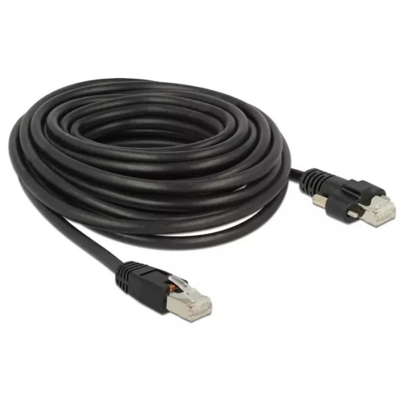 Cabo de rede DeLOCK 85672 RJ-45 Cat6 10 m preto