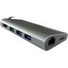Dock para portátil LC-Power LC-HUB-C-MULTI-5 USB 3.2 Gen 1 Type-C com fios