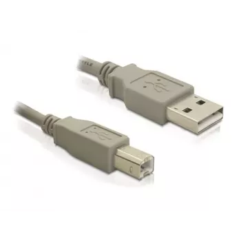 Cabo USB DeLOCK 82215 1,8 m USB A USB B cinzento
