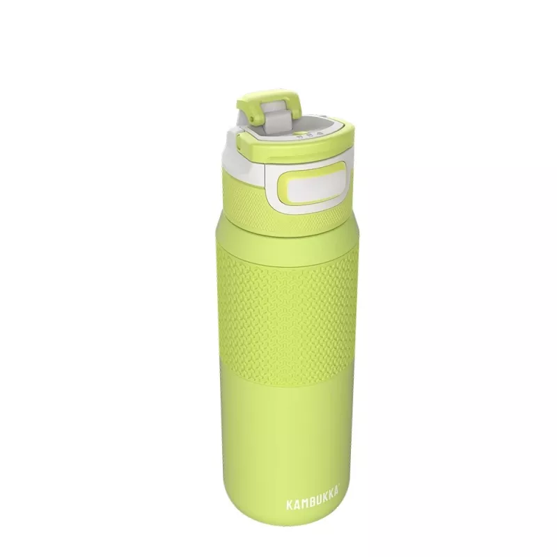 Garrafa isotérmica Kambukka Elton Mojito 750 ml, verde, tampa de fecho, pega, sem BPA