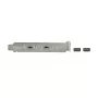 Chapa de slot DeLOCK 89935 com 2 x conectores USB Type-C