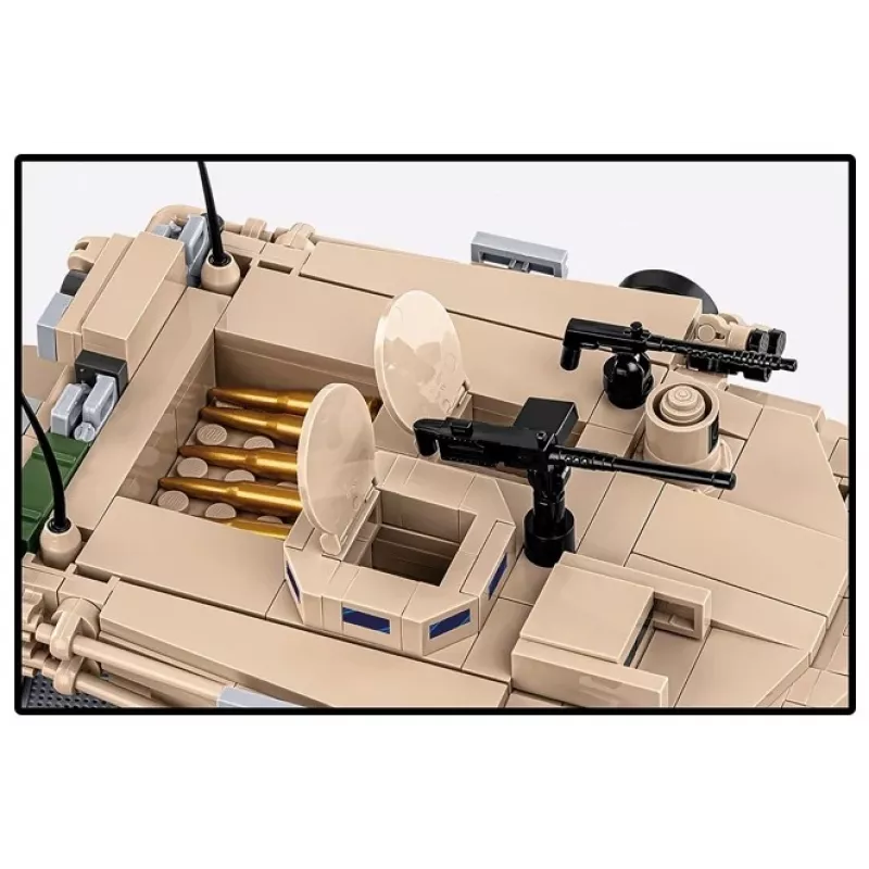 Conjunto de construção em blocos Cobi M1A2 Abrams 1025 peças modelo COBI-2632