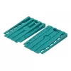 Wolfcraft 6975000 conjunto de ferramentas de assentador de pavimentos para colocar painéis laminados