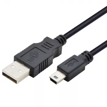 Cabo USB - Mini-USB 1 m, preto