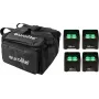 Luz LED para trave EUROLITE TL-4 4x com soft-bag, iluminação compacta de palco/clube