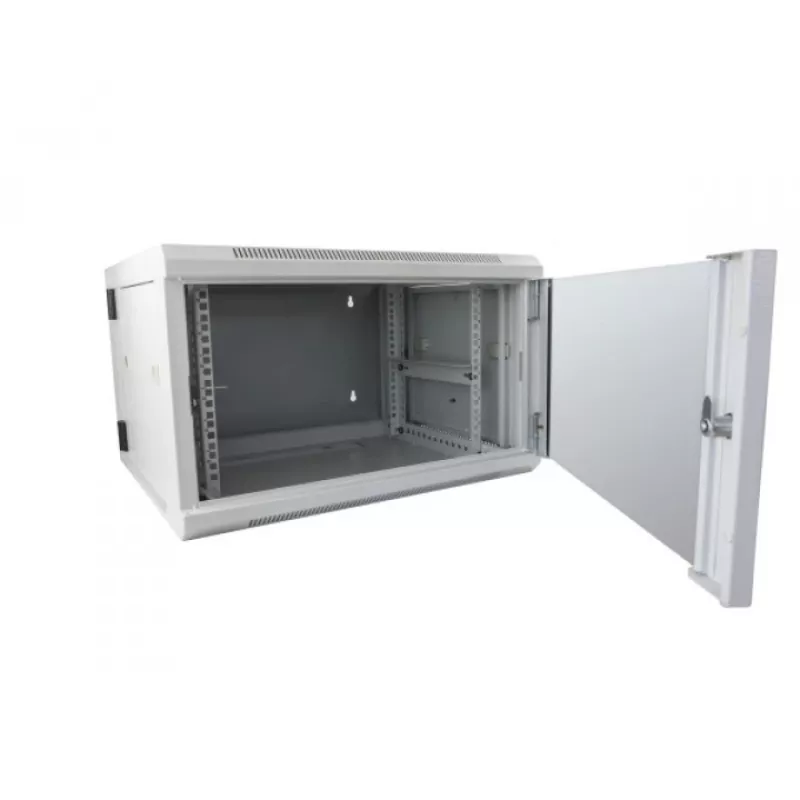 Armário rack ALLNET SMB6612 cinzento 33 kg, caixa para servidor/rede, armário compacto de chão