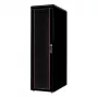 Armário de rede ROLINE Pro 47U 600x1000 mm LxP armário autónomo, porta de vidro, preto, IP20, 600 kg de 19 polegadas