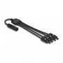 Cabo divisor DeLOCK DL4 cabo divisor solar 1 x ficha para 4 x conector fêmea 50 cm preto