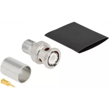 Ficha BNC para cravar DeLOCK 90024 LMR 400 com tubo termorretrátil