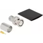 Ficha BNC para cravar DeLOCK 90024 LMR 400 com tubo termorretrátil