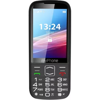 myPhone HALO 4 LTE | preto | 3,5 polegadas | TFT | 128 MB | 64 MB | Dual-SIM | 3G | Bluetooth | resolução da câmara principal 2 MP | 2500 mAh