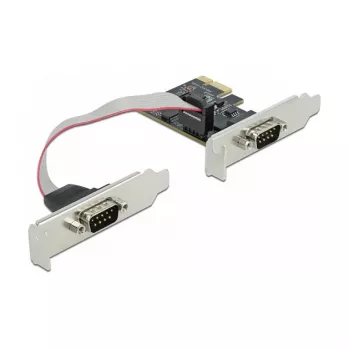 Placa de expansão DeLOCK PCI Express x1 para 2 x Série RS-232