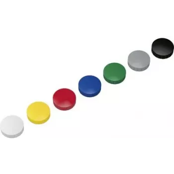 Íman Maul MAULsolid (Ø x A) 38 mm x 15,5 mm redondo amarelo, vermelho, azul, branco, verde, cinzento, preto 10 unid. 6163999 (6163999)