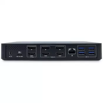 Docking station/replicador de portas para portátil TERRA 1480375 com fios USB 3.2 Gen 1 (3.1 Gen 1) Type-C preto