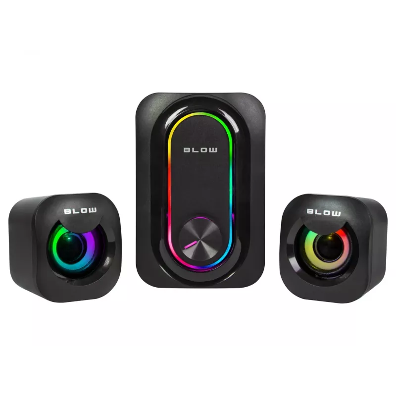 Altifalantes gaming para computador 2.1 com subwoofer