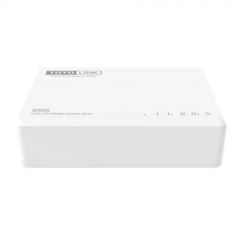 Switch não gerido TOTOLINK S505-V5 5 portas Fast Ethernet 10/100 branco