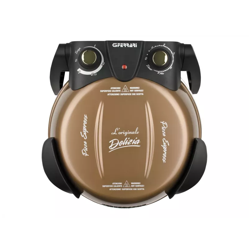 Máquina de pizza G3 Ferrari Delizia 1 pizza 1200W preta bronze