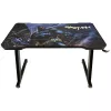 Secretária de computador reta Subsonic SA5593-B1 preta PVC 110x60 cm