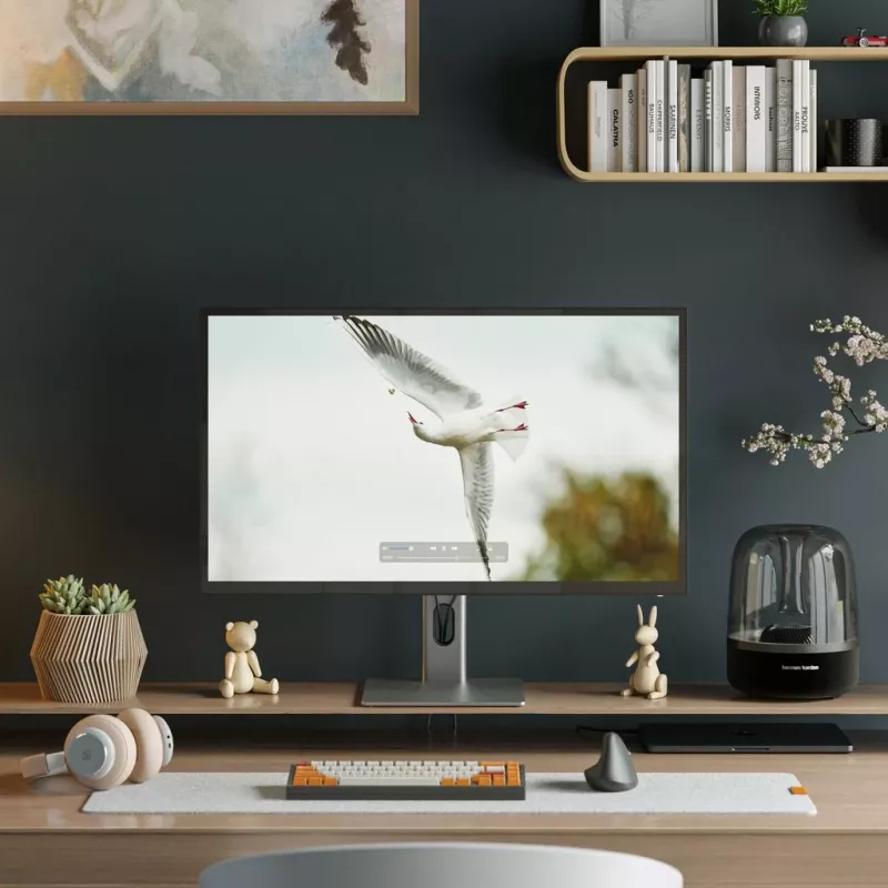 Ecrã LED ALOGIC 32C4KPD 81,3 cm (32 inch) 3840 x 2160 píxeis 4K Ultra HD alumínio - preto (32C4KPD)