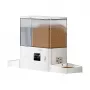 Bebedouro e comedouro 2 em 1 Rojeco New com WiFi (branco)