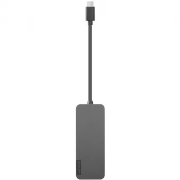 Lenovo 4X90X21427 Docking station/replicador de portas para portátil USB 3.2 Gen 2 (3.1 Gen 2) Type-C cinzento