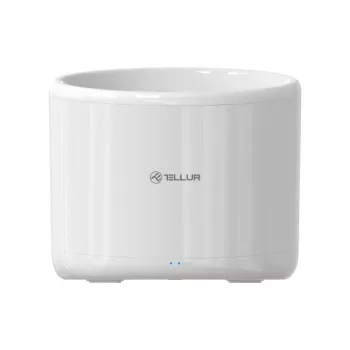 Bebedouro para animais Tellur TLL331471 2L branco – bebedouro automático de 2 litros para gatos e cães pequenos