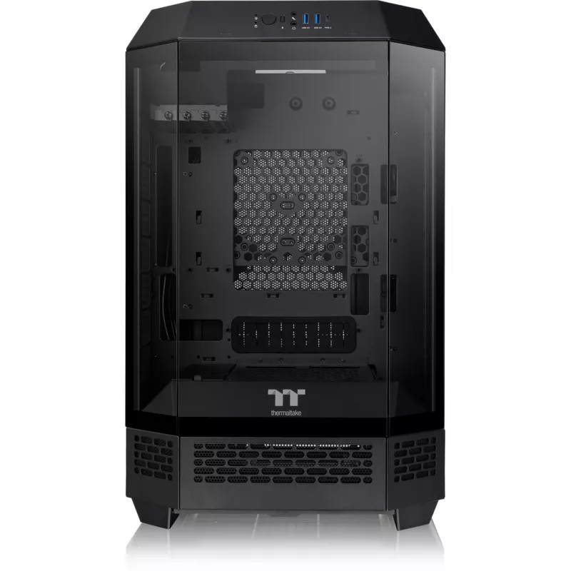 Caixa para PC Gaming Thermaltake The Tower 300 Black Micro Tower Tempered Glass