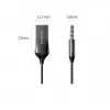 UGREEN CM309 recetor de áudio Bluetooth 5.0, USB, ficha AUX de 3,5 mm, preto