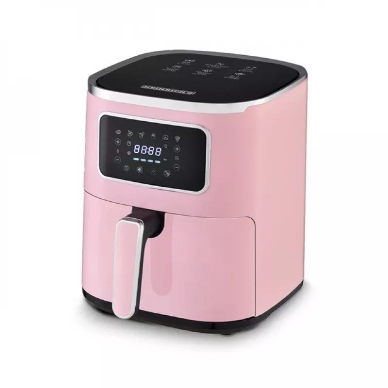 Fritadeira de ar quente Heinrich‘’s HFR 8216 5,0 l 1450 W rosa