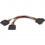 Cabo de alimentação SATA 15 pinos para 2x SATA HDD DeLOCK 60105 0,15 m
