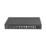 Lanberg RSFE-16P-2C-250 switch PoE+ não gerido, 16x 10/100 PoE+, 2x combo Gigabit, 250 W, rack 1U