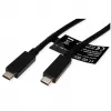 Cabo USB ROLINE 11.02.9056 0,5 m USB 3.2 Gen 2 10 Gbit/s USB C preto