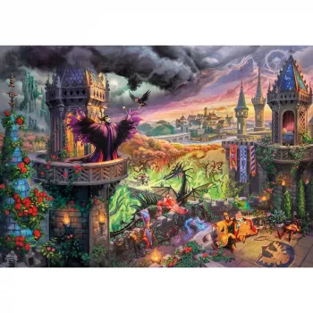 Thomas Kinkade Studios: Maleficent, puzzle 1000 peças