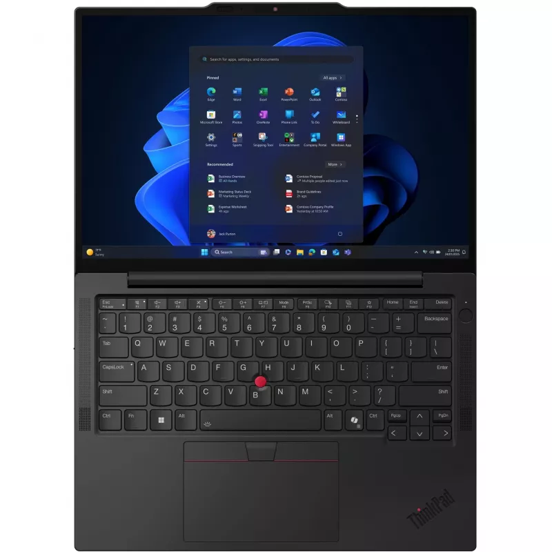 Lenovo ThinkPad X13 Gen 6 (Intel) 21RK003UGE portátil, Intel Core Ultra 5 225U, 13,3 polegadas (33,8 cm) WUXGA, 16 GB LPDDR5x, 512 GB SSD, 4G LTE, Windows 11 Pro, teclado alemão, preto