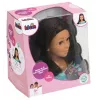 Cabeça de styling KLEIN Mia 5201 com cabelo realista e acessórios para praticar penteados