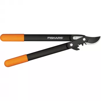 Fiskars 1001555 tesoura de jardim bypass preto, laranja