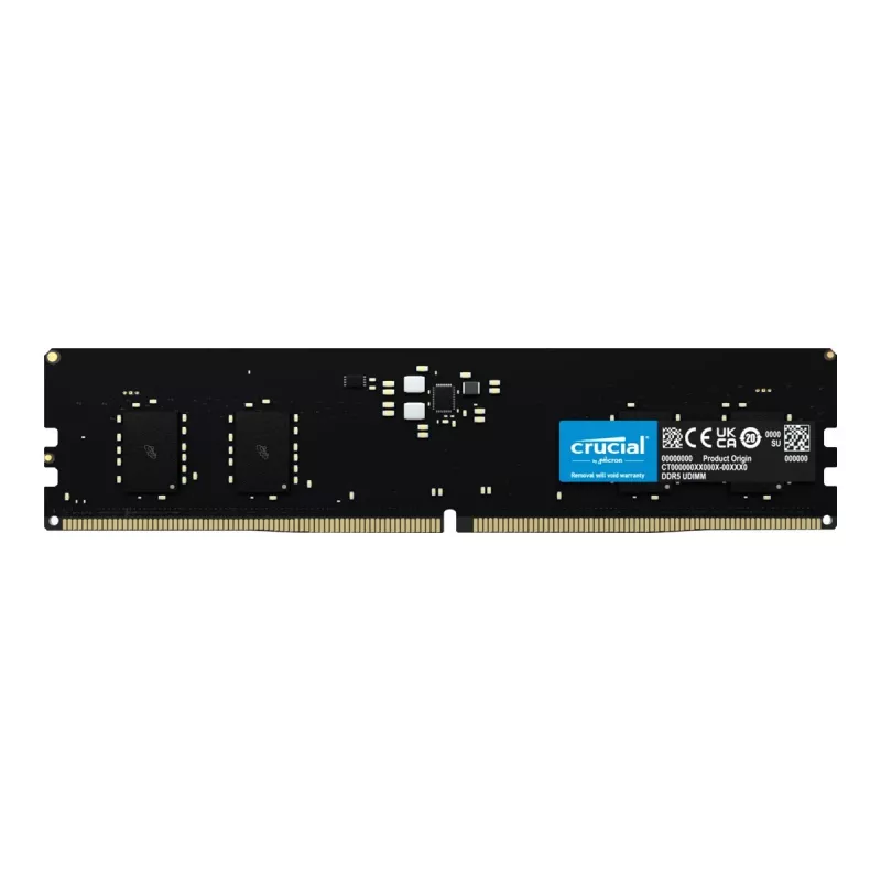 Crucial CT8G48C40U5 Módulo de memória 8 GB 1 x 8 GB DDR5 4800 MT/s