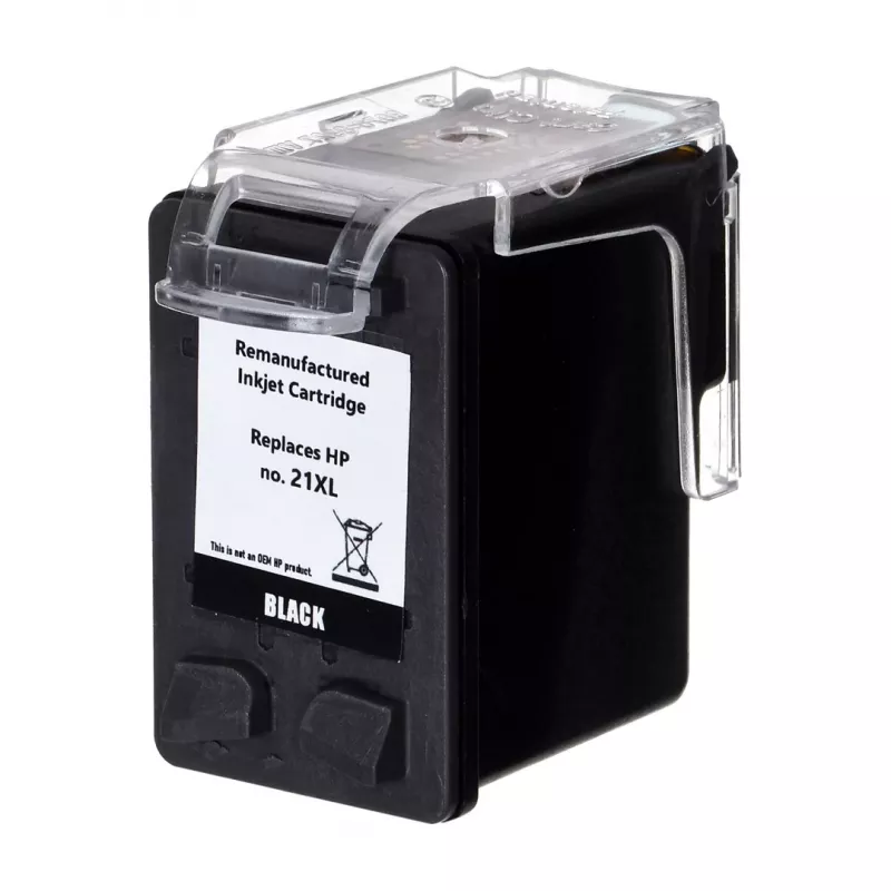 Tinta Superbulk B-H21XL Preta para impressoras HP (substituto do HP 21XL C9351A) Standard