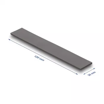 Almofada térmica DeLOCK 18471 3,2 W/m·K cinzento 20x120x3 mm
