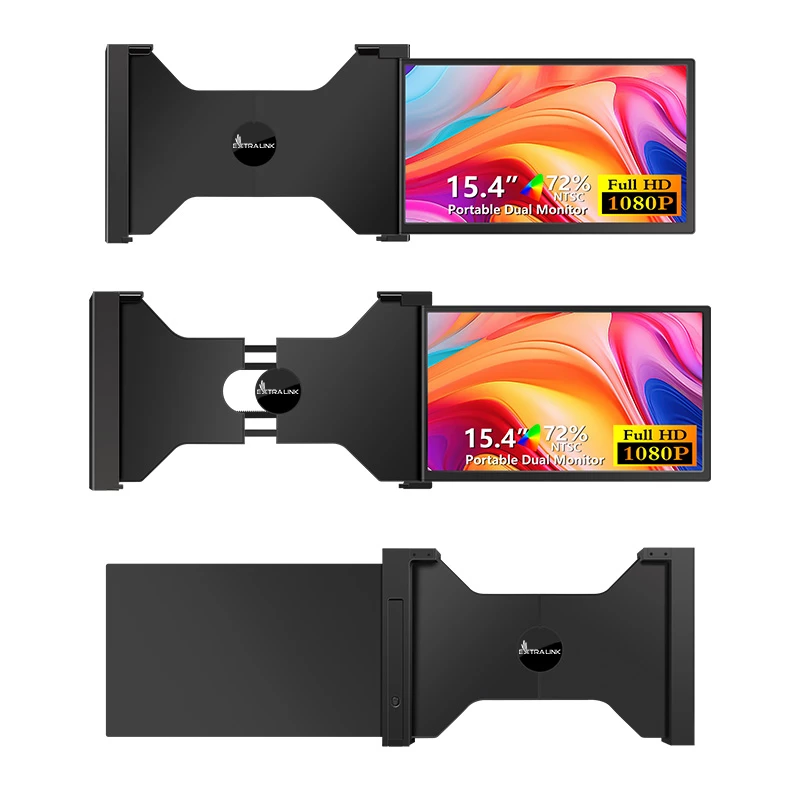 Monitor portátil para portátil Extralink Smart Life S3 15.4, 1 monitor, IPS, 1920x1080