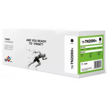 Toner para Brother TN2590 TB-TN2590N BK 100% novo