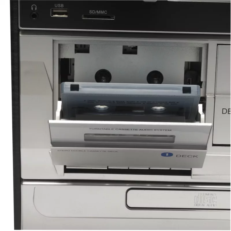 Denver MRD-166 sistema de música DAB+ com gira-discos, leitor de CD e de cassetes