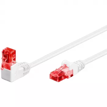 Cabo de rede U/UTP Cat. 6 GOOBAY 0,5 m, branco, modelo 51521
