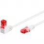 Cabo de rede U/UTP Cat. 6 GOOBAY 0,5 m, branco, modelo 51521
