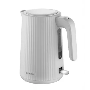 Chaleira elétrica Concept Solution RK2390, caixa de plástico, 1,7 L, branco