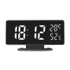 Despertador digital LED GreenBlue GB395 com indicação de temperatura